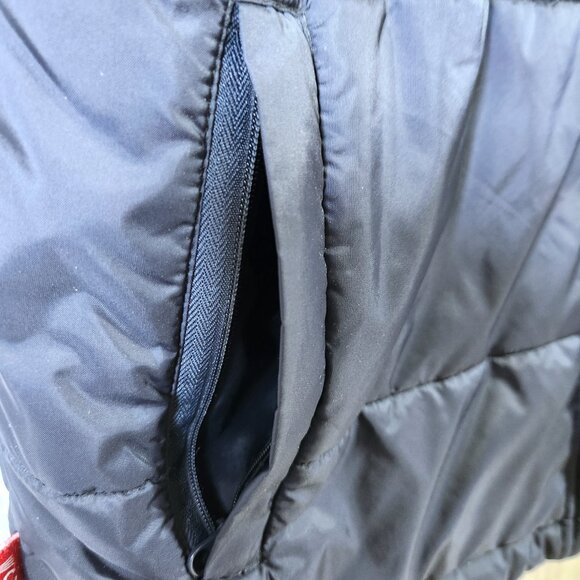 Canadian Olympic Team Puffer Vest Men's XL Quilted Hooded Pockets HBC 2006 - Picture 5 of 13